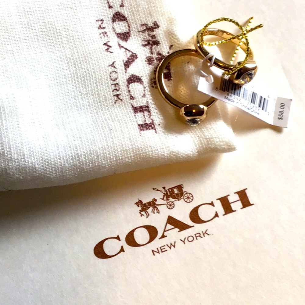 💍COACH STONE RING SET💍💠💝 - Picture 6 of 6